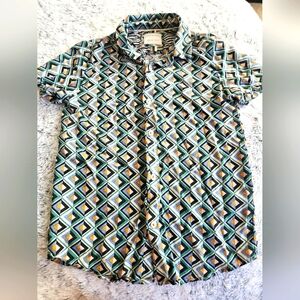 Geometric Pattern Shirt Boys